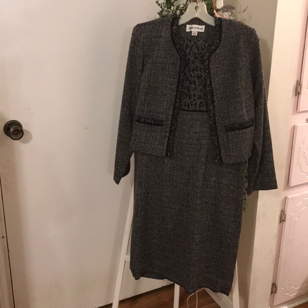 2 piece dress set. Sleeveless dress with jacket